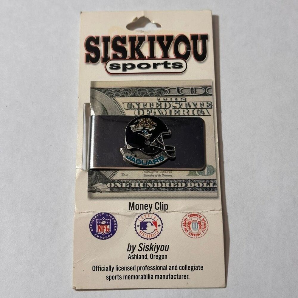 Jacksonville Jaguars Pewter 3D Siskiyou Money Clip